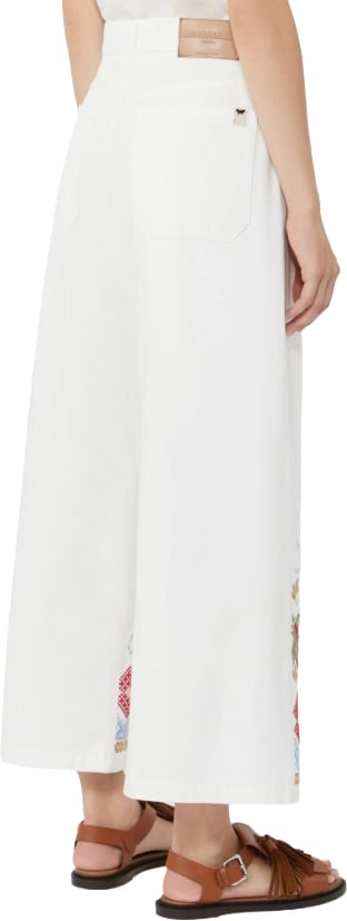Max Mara Trousers White Wit