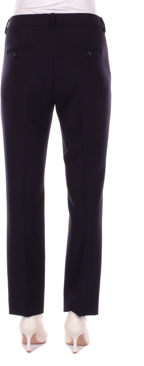 Max Mara Trousers Blu Navy