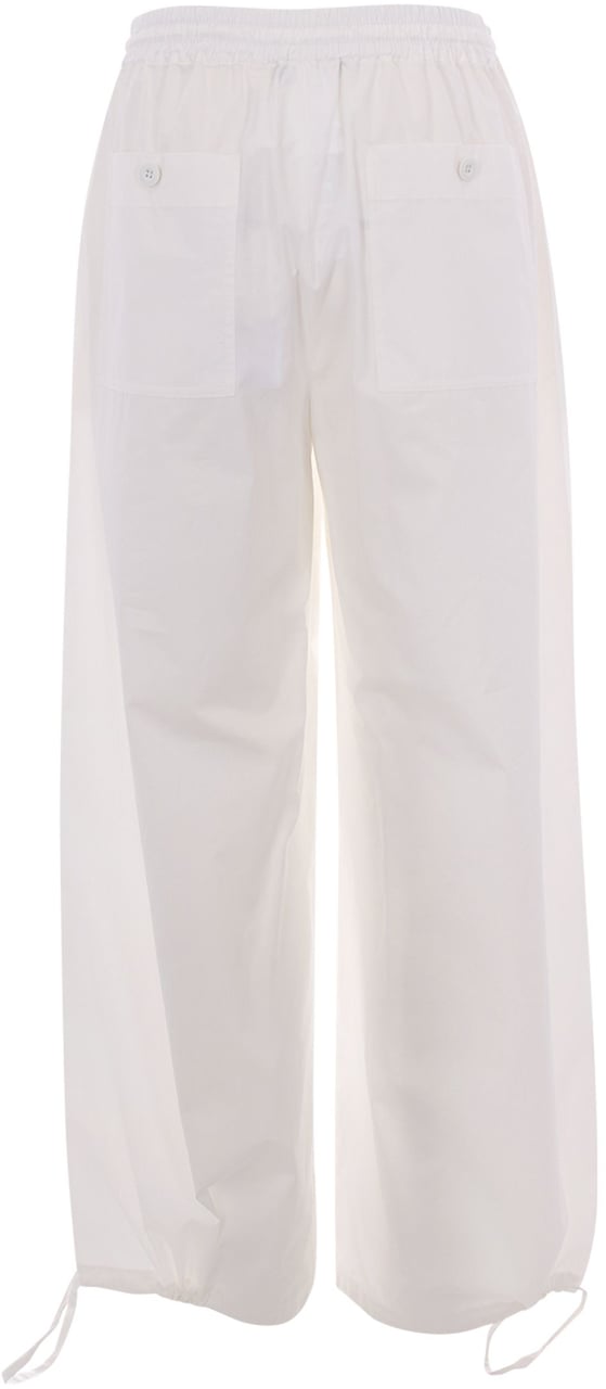 Max Mara Trousers Avorio Wit