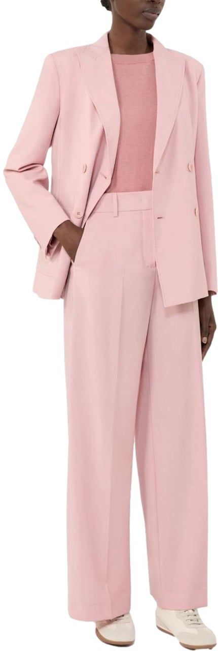 Max Mara WEEKEND MAX MARA TELA PURA LANA NATURAL STRETCH TRAMA Paars