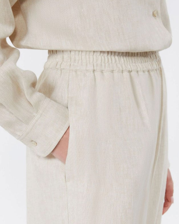Max Mara Trousers Beige Wit