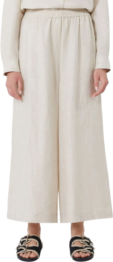 Max Mara Trousers Beige Wit