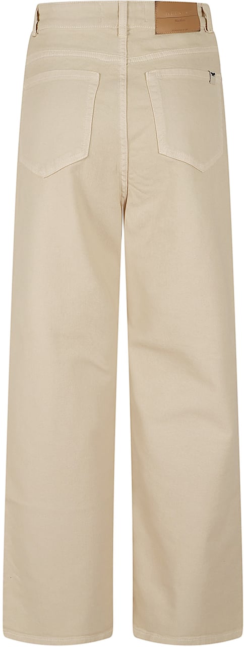Max Mara WEEKEND MAX MARA DRILL DI COTONE MONOELASTICO IN TRAMA Beige