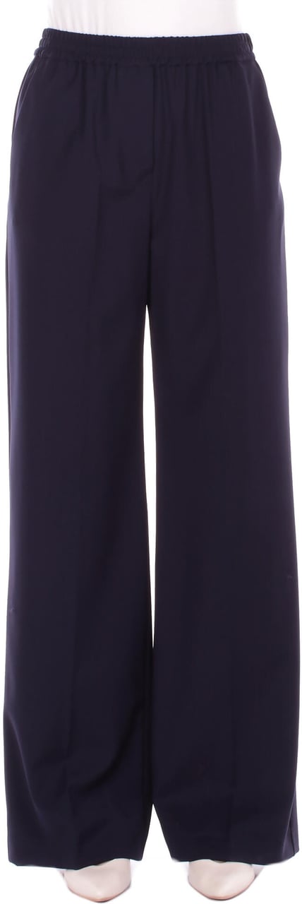 Max Mara WEEKEND MAX MARA TELA PURA LANA NATURAL STRETCH TRAMA E ORDITO UNITA Lichtblauw