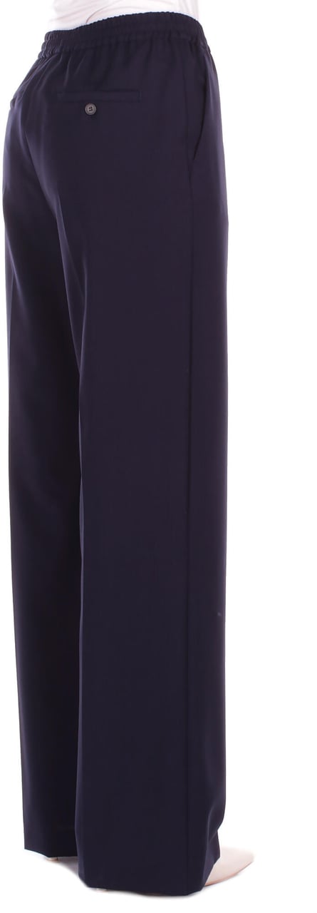 Max Mara WEEKEND MAX MARA TELA PURA LANA NATURAL STRETCH TRAMA E ORDITO UNITA Lichtblauw