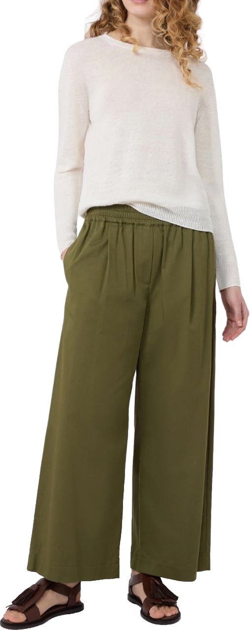 Max Mara Rtw Verde Kaki Donkergroen