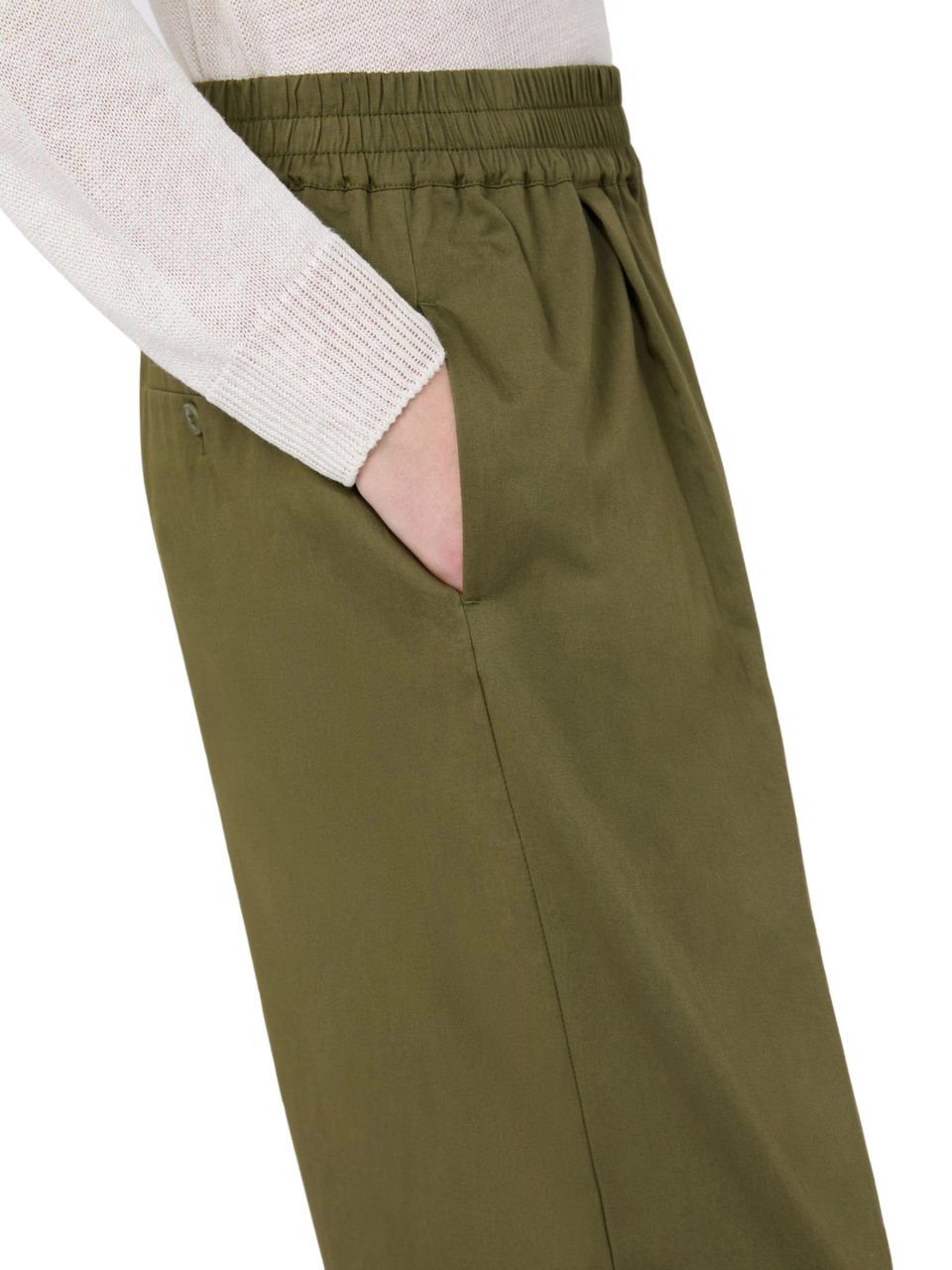 Max Mara Rtw Verde Kaki Donkergroen