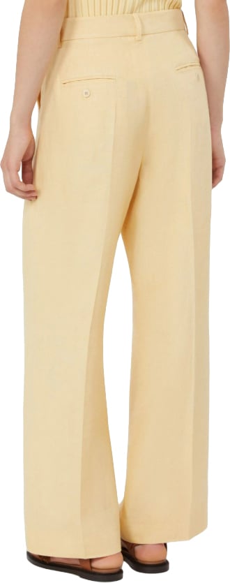 Max Mara Trousers Yellow Geel