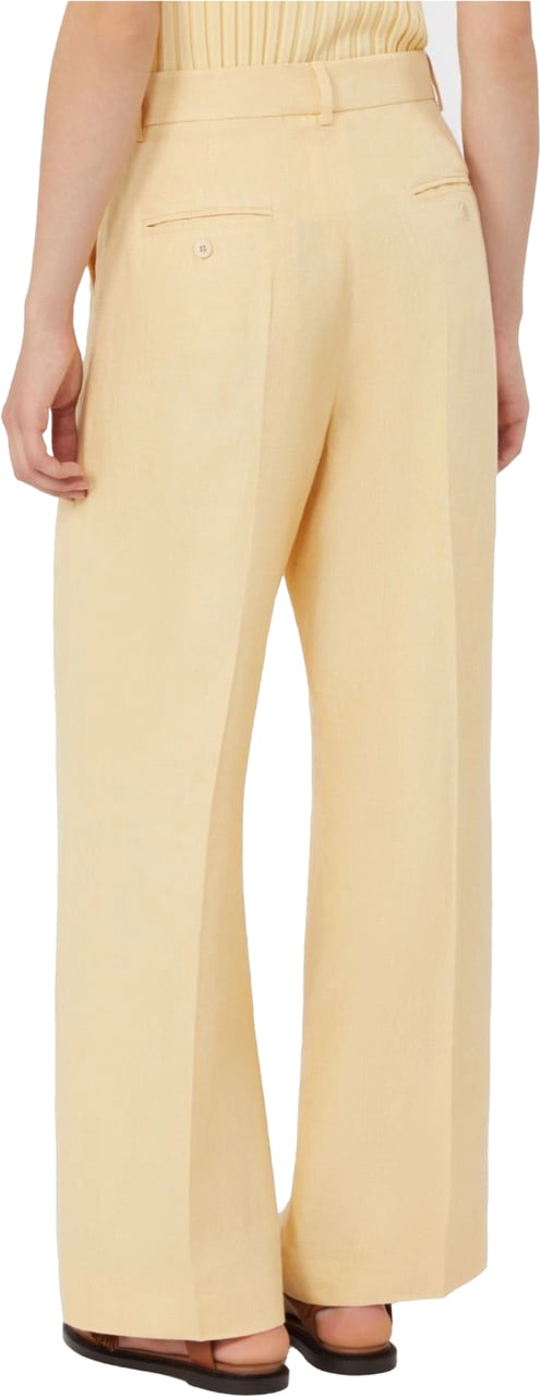 Max Mara Max Mara Weekend Wkdmalizia Pantalons Lichtgeel 2615131112600 Geel