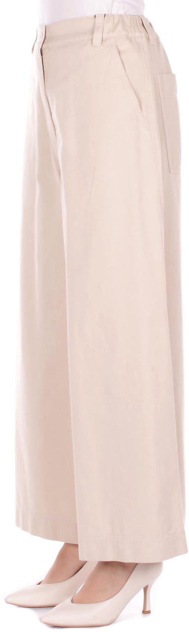 Max Mara Trousers Intonaco Neutraal