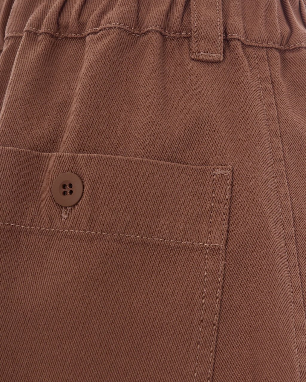 Max Mara Trousers Leather Brown Bruin