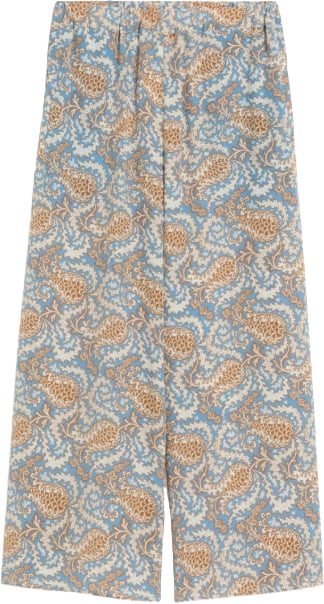 Max Mara Trousers Clear Blue Lichtblauw