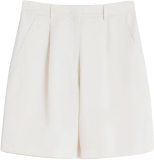 Max Mara Shorts Beige Wit