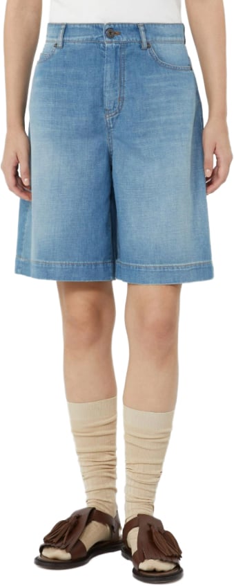 Max Mara Shorts Blue Blauw