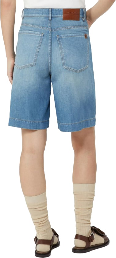 Max Mara Shorts Blue Blauw