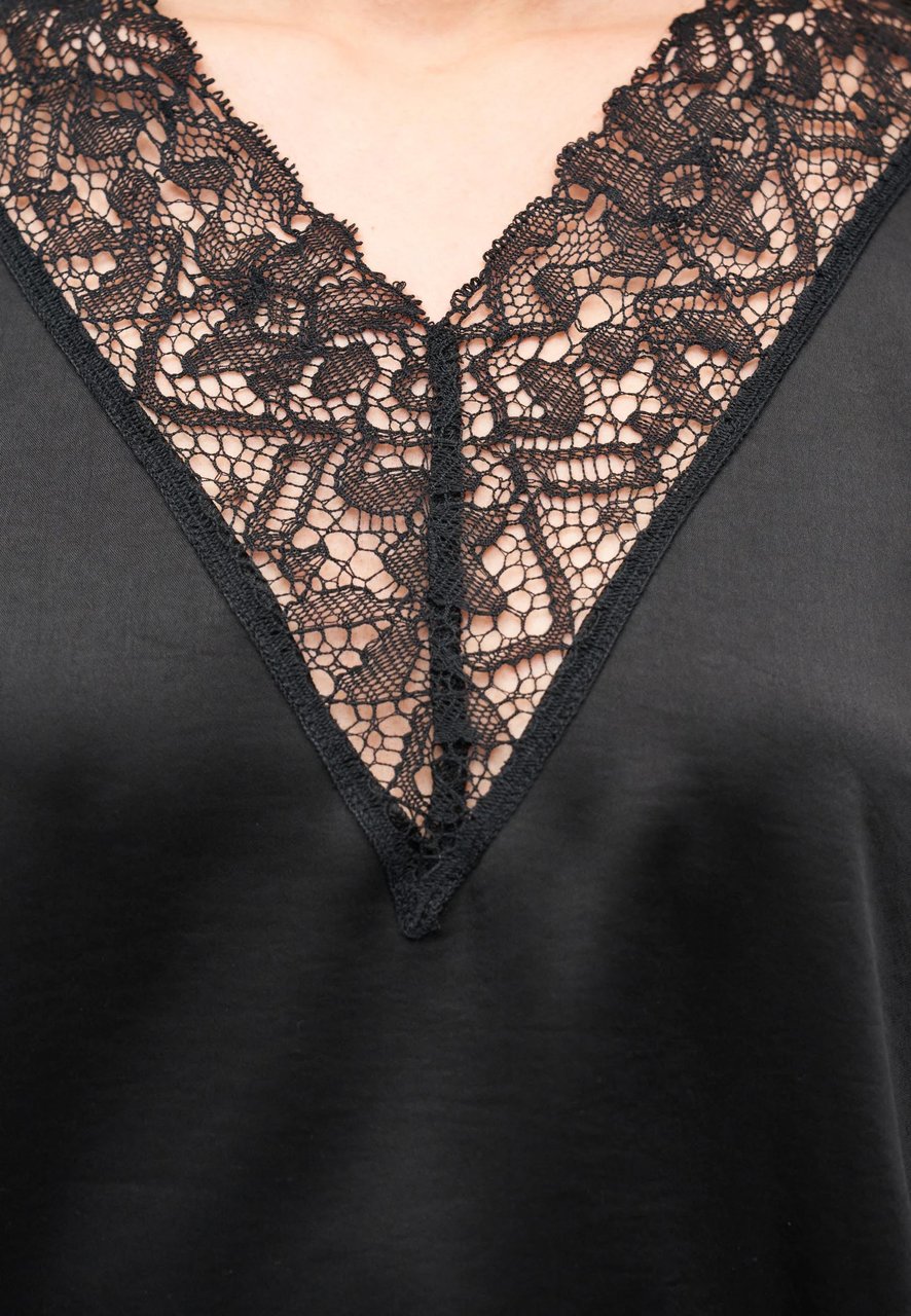 Max Mara Top Nero Zwart