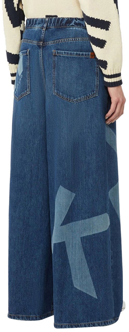Max Mara Jeans Blu Medio Used Blauw