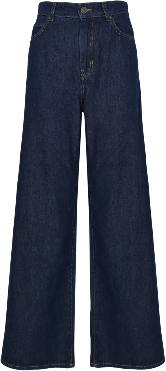 Max Mara Trousers Blue Navy