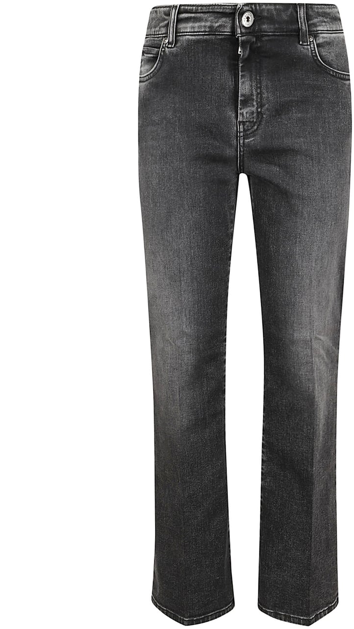 Max Mara WEEKEND MAX MARA DENIM ZOLFO/INDACO CO/PL MONOELASTICO IN TRAMA Zwart