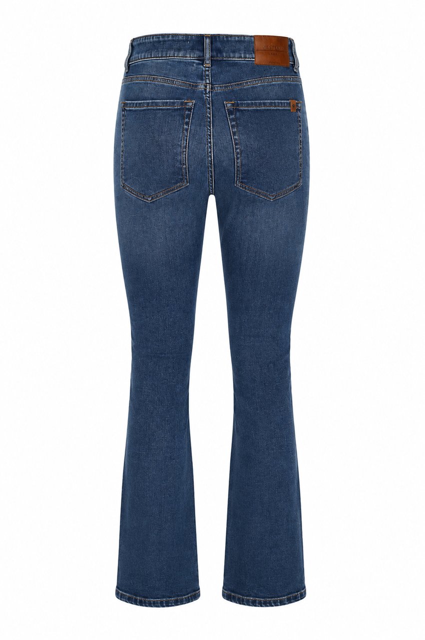 Max Mara Trousers Denim Blauw