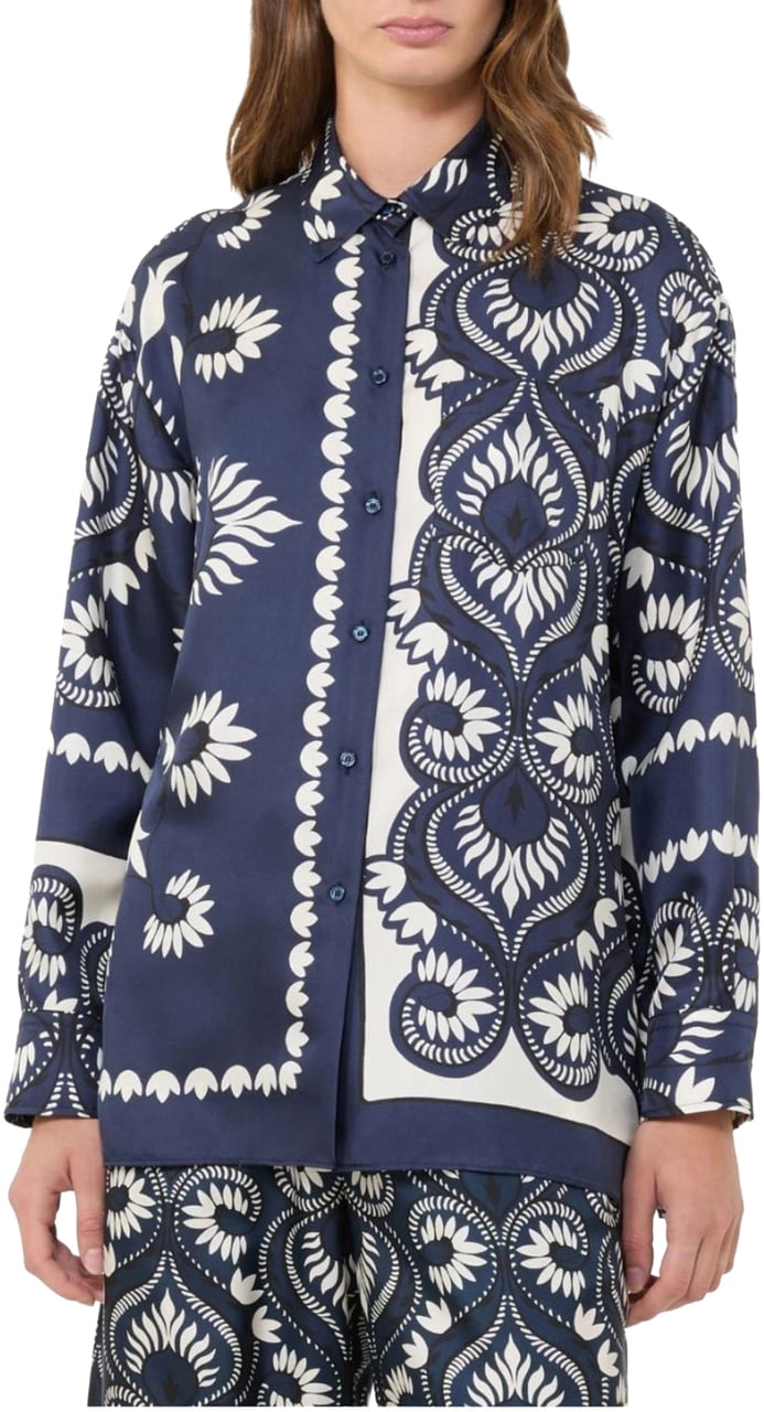 Max Mara Max Mara Weekend Wkdlastra Blouses Donkerblauw 2615191011600 Blauw