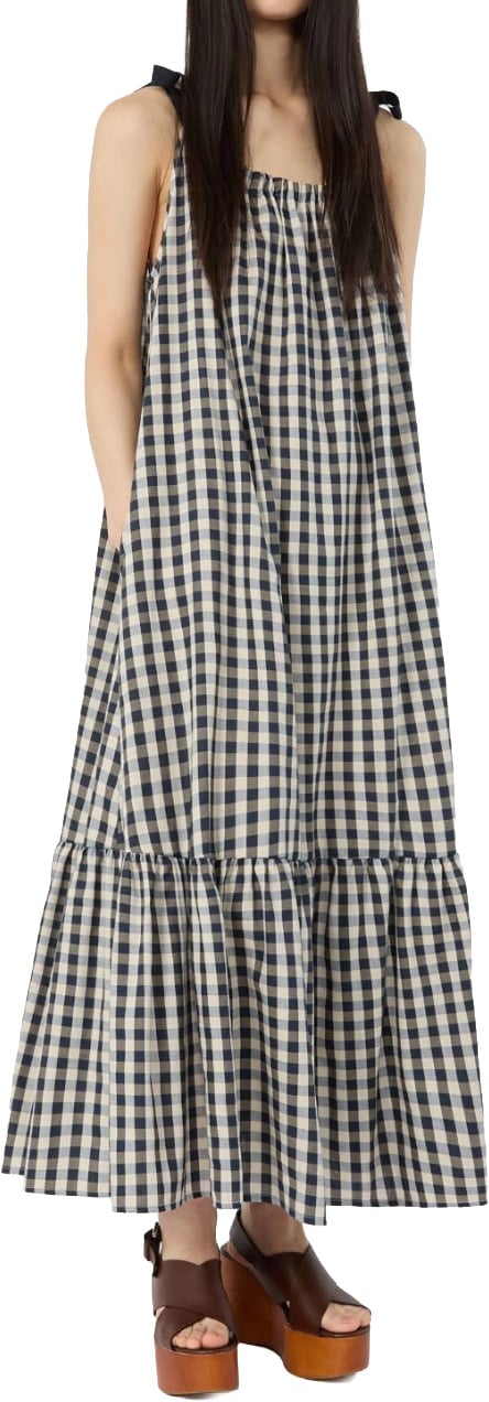 Max Mara Dresses Blu Vichy Navy