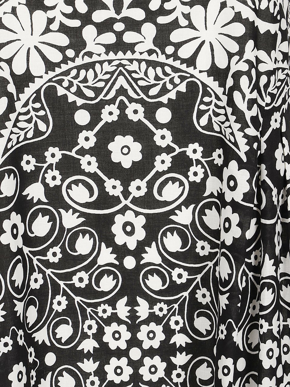 Max Mara Sleeveless Floral Print Dress with Wide Straps and Flowing Silhouette Grijs