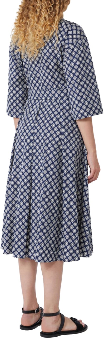 Max Mara Dresses Blu Geometrico Blauw