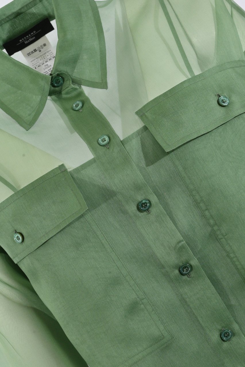 Max Mara Shirts Green Lime