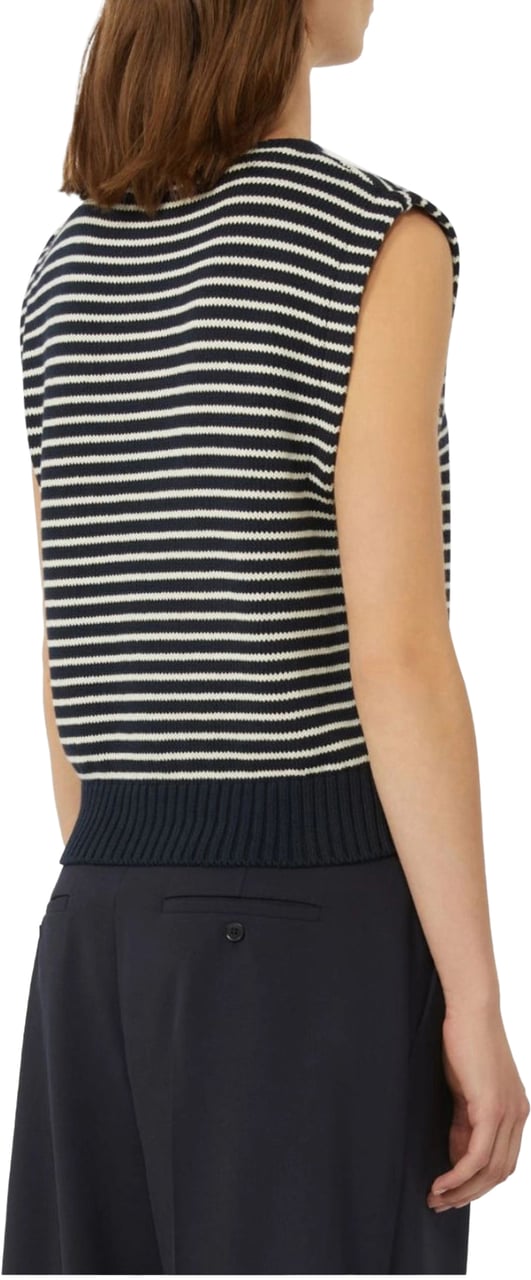 Max Mara Max Mara Weekend Wkdlanda Gilets Donkerblauw 2615351011600 Blauw