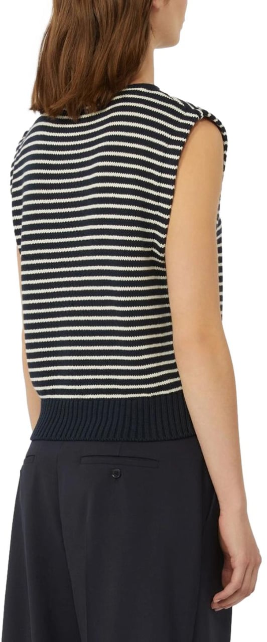 Max Mara Jackets Blu Riga Piccola Navy