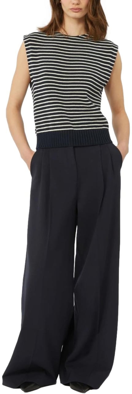 Max Mara Jackets Blu Riga Piccola Navy
