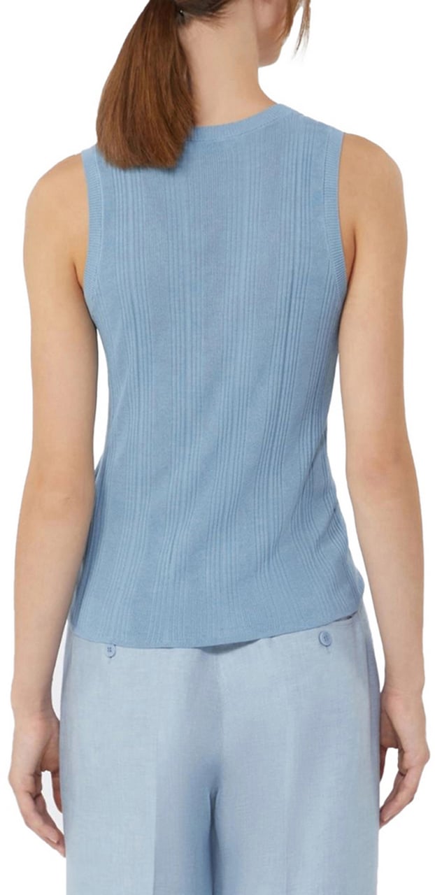 Max Mara T-Shirts And Polos Azzurro Lichtblauw