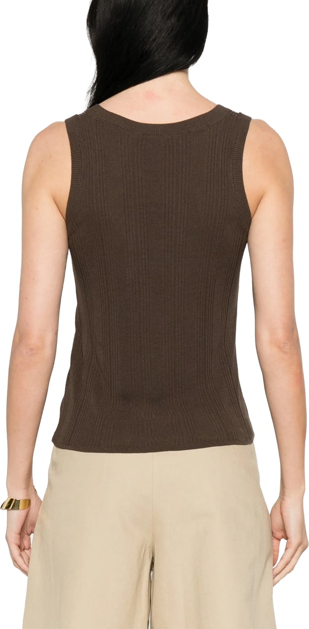 Max Mara T-Shirts And Polos Cioccolato Bruin