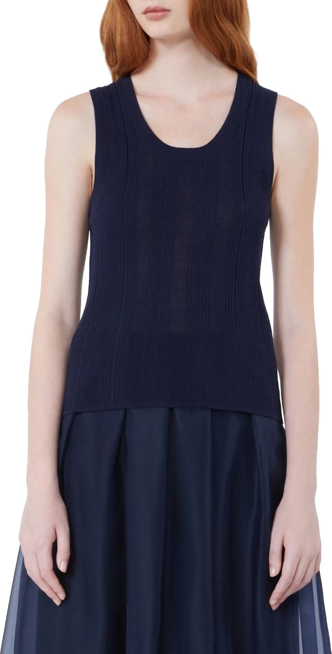 Max Mara T-Shirts And Polos Blu Navy