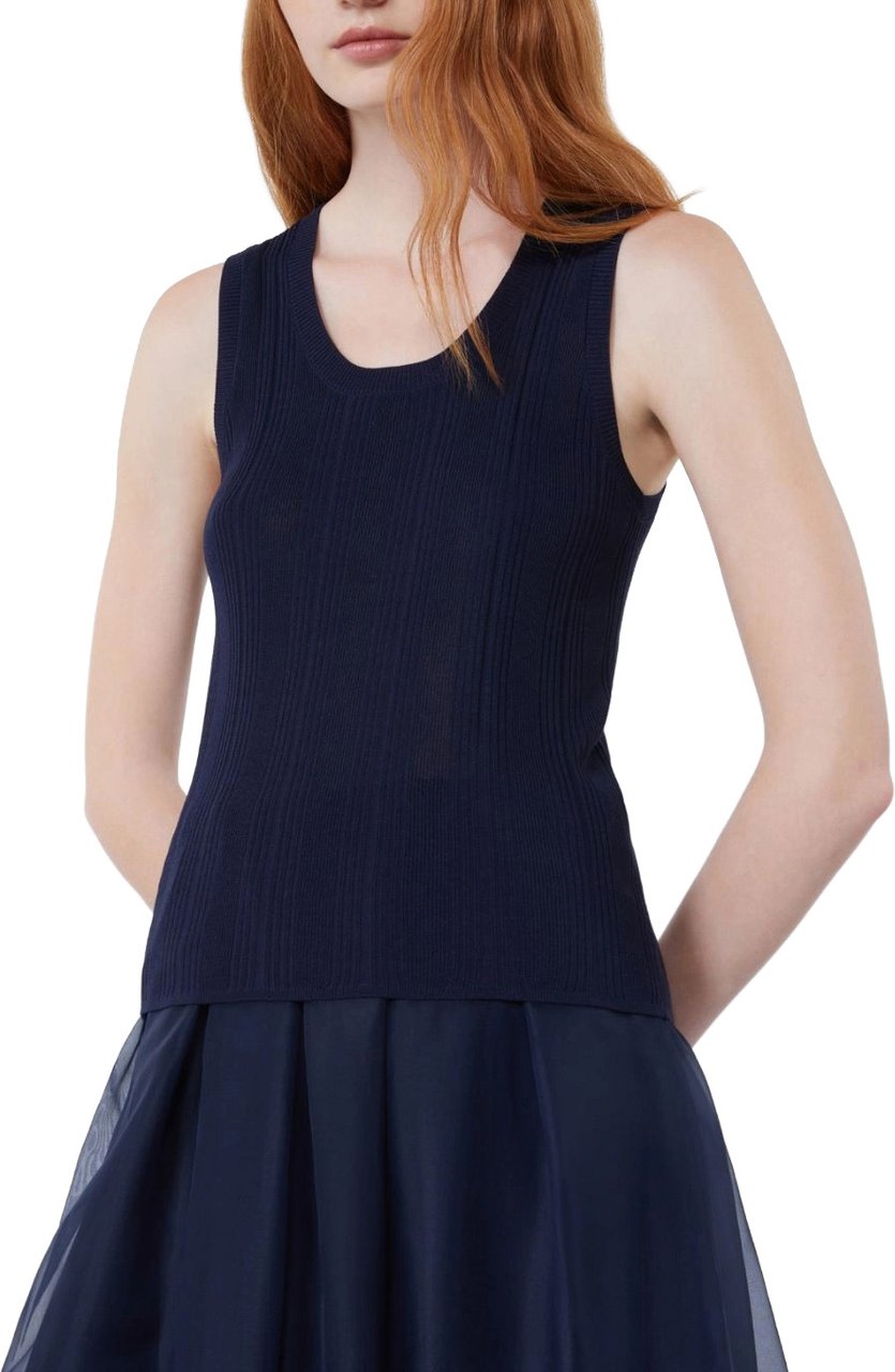 Max Mara T-Shirts And Polos Blu Navy