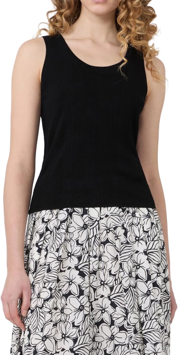 Max Mara T-Shirts And Polos Nero Zwart