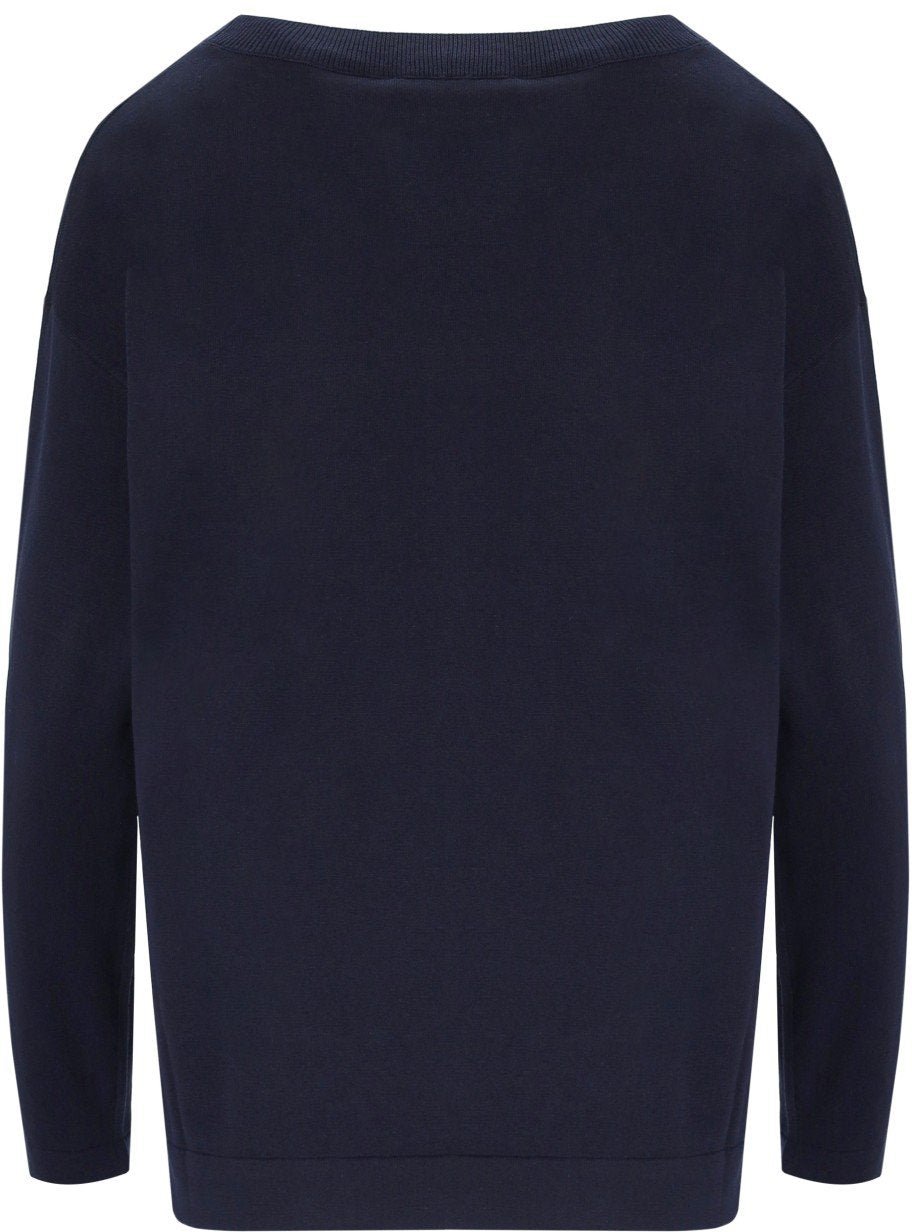 MAX MARA WEEKEND LEPRE PULLOVER Blauw