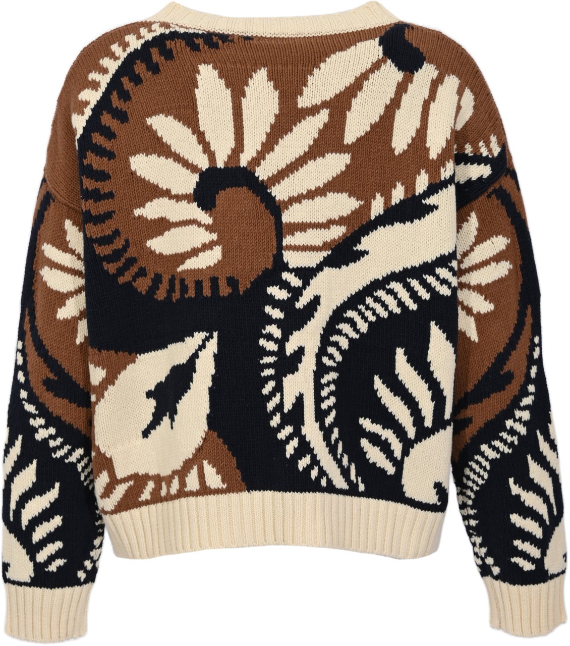 Max Mara Sweaters Leather Brown Bruin