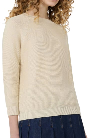 Max Mara Sweaters Ecru Wit