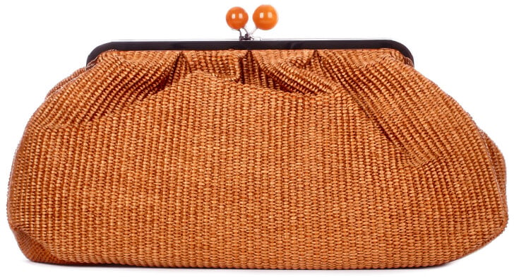 Max Mara Bags Leather Brown Beige