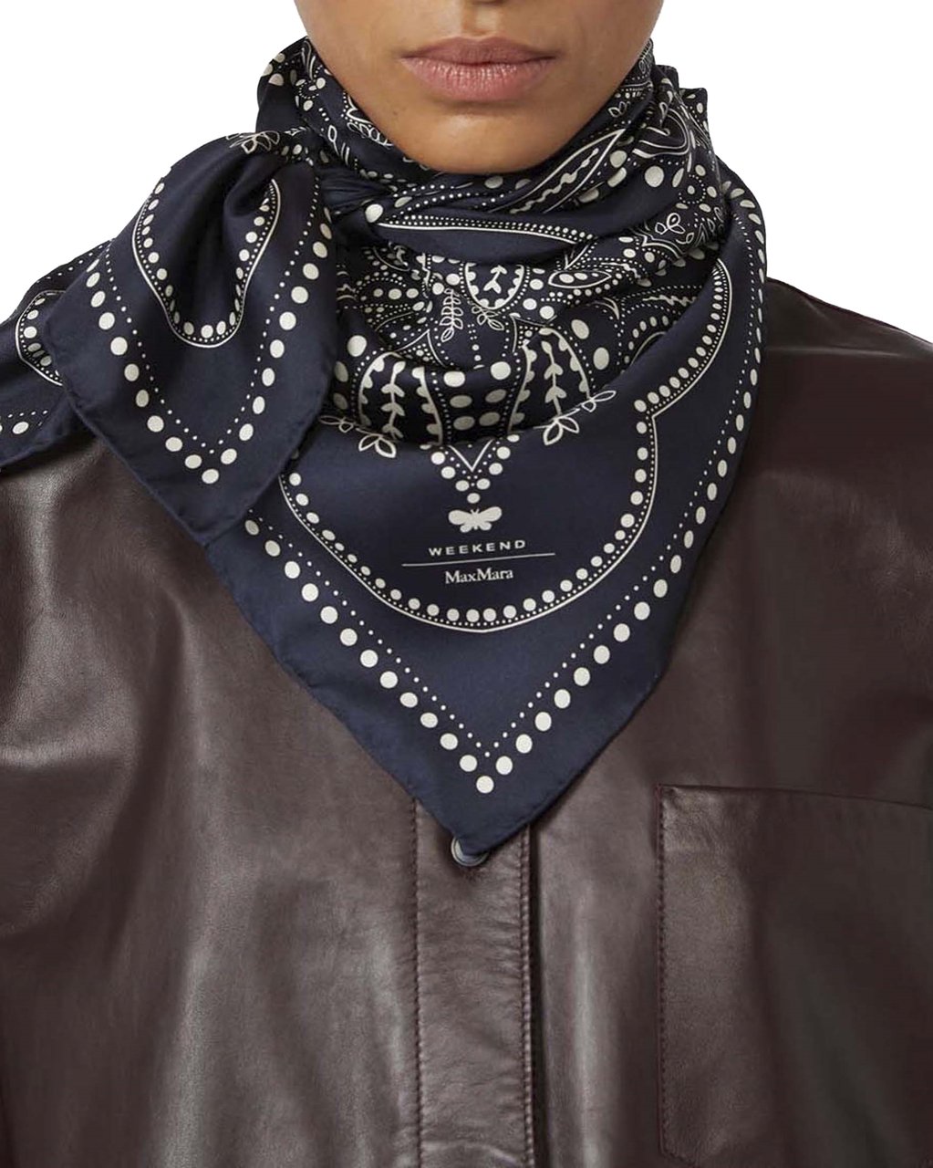 Max Mara Scarfs Blu Notte Navy