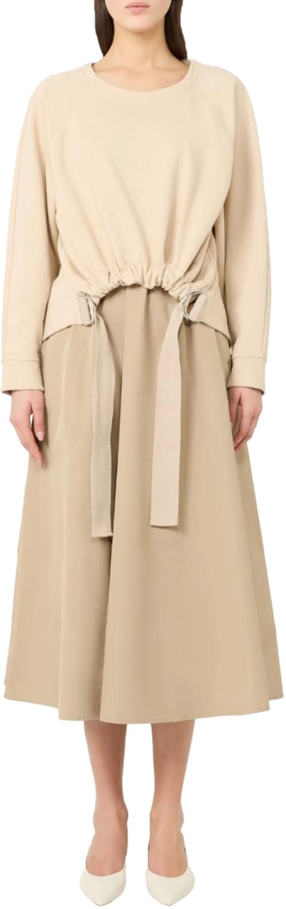 Max Mara Max Mara Weekend Wkddestino Jurken Lichtbruin 2615631021600 Bruin