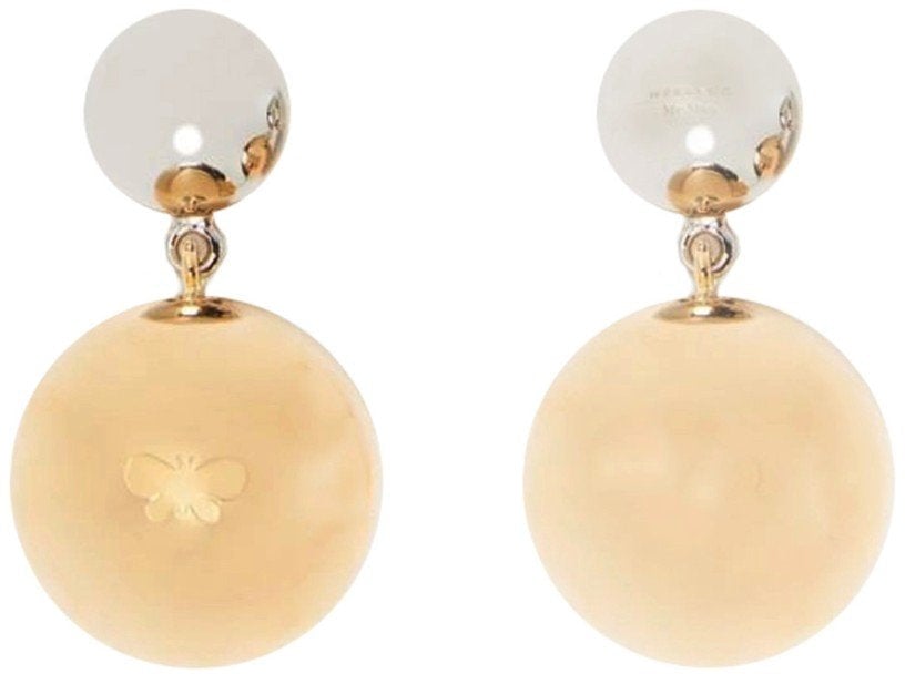 Max Mara MAX MARA WEEKEND OVATTE BICOLOR EARRINGS Goud