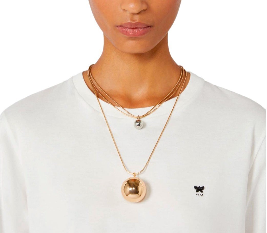 Max Mara MAX MARA WEEKEND RADENTE BICOLOR NECKLACE Goud