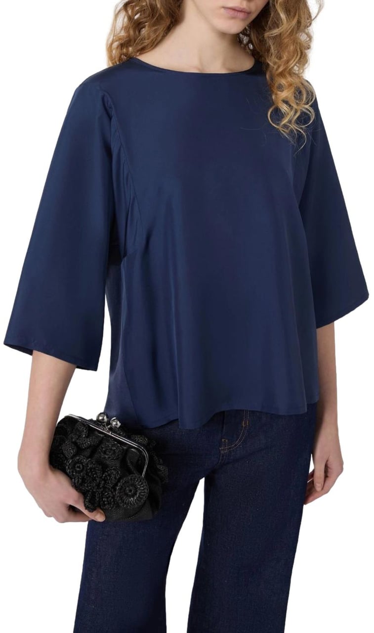 Max Mara Sweaters Blu Blauw