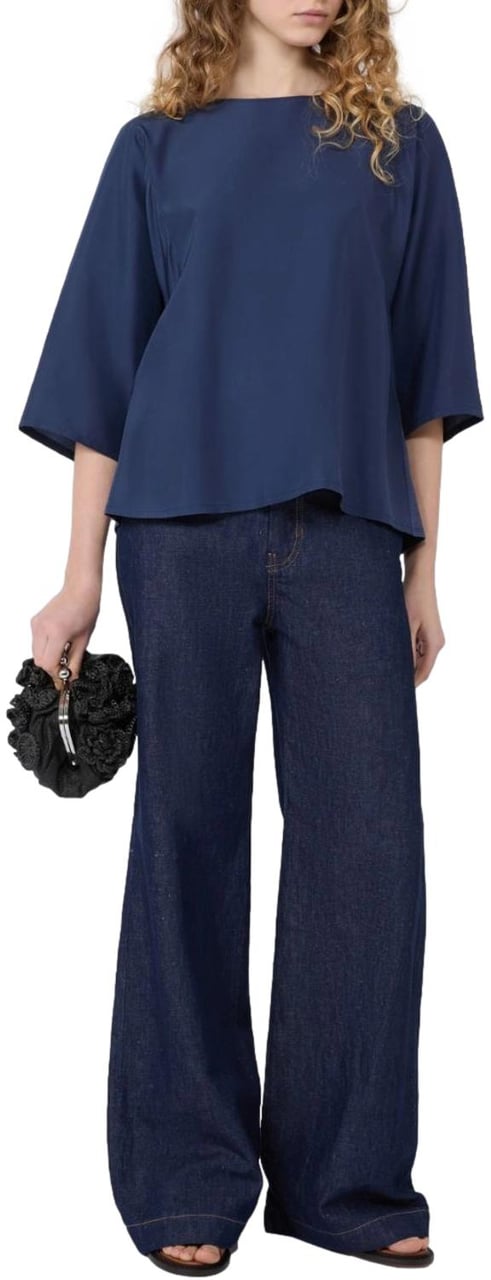 Max Mara Sweaters Blu Blauw