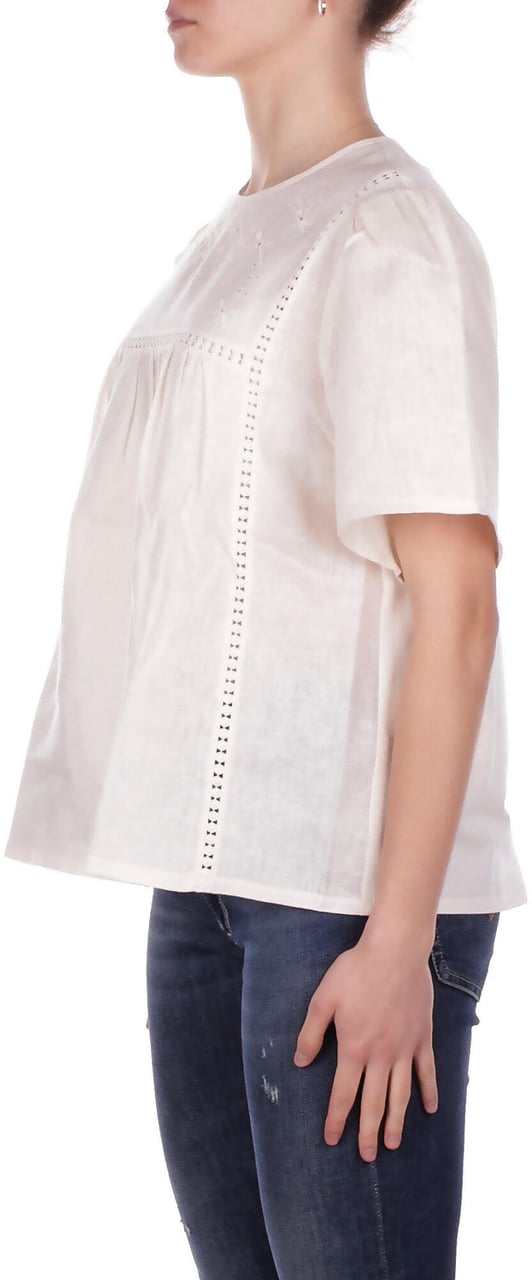 Max Mara Shirts Beige Wit