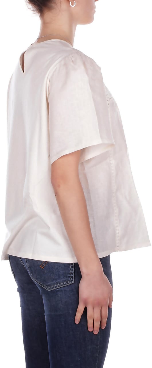 Max Mara Shirts Beige Wit