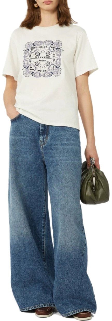 Max Mara MAX MARA WEEKEND WEST T-SHIRT Wit